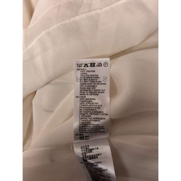 Reiss Dress 6 Womens Floral Halter Neck Backless Flowy Maxi-price is firm - Picture 9 of 9